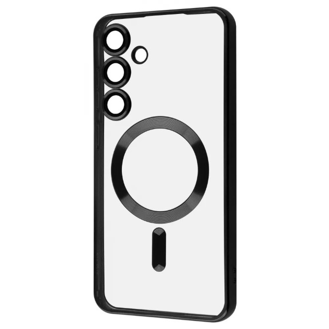 Чохол Metal Color with MagSafe для Samsung S23FE (black)-0